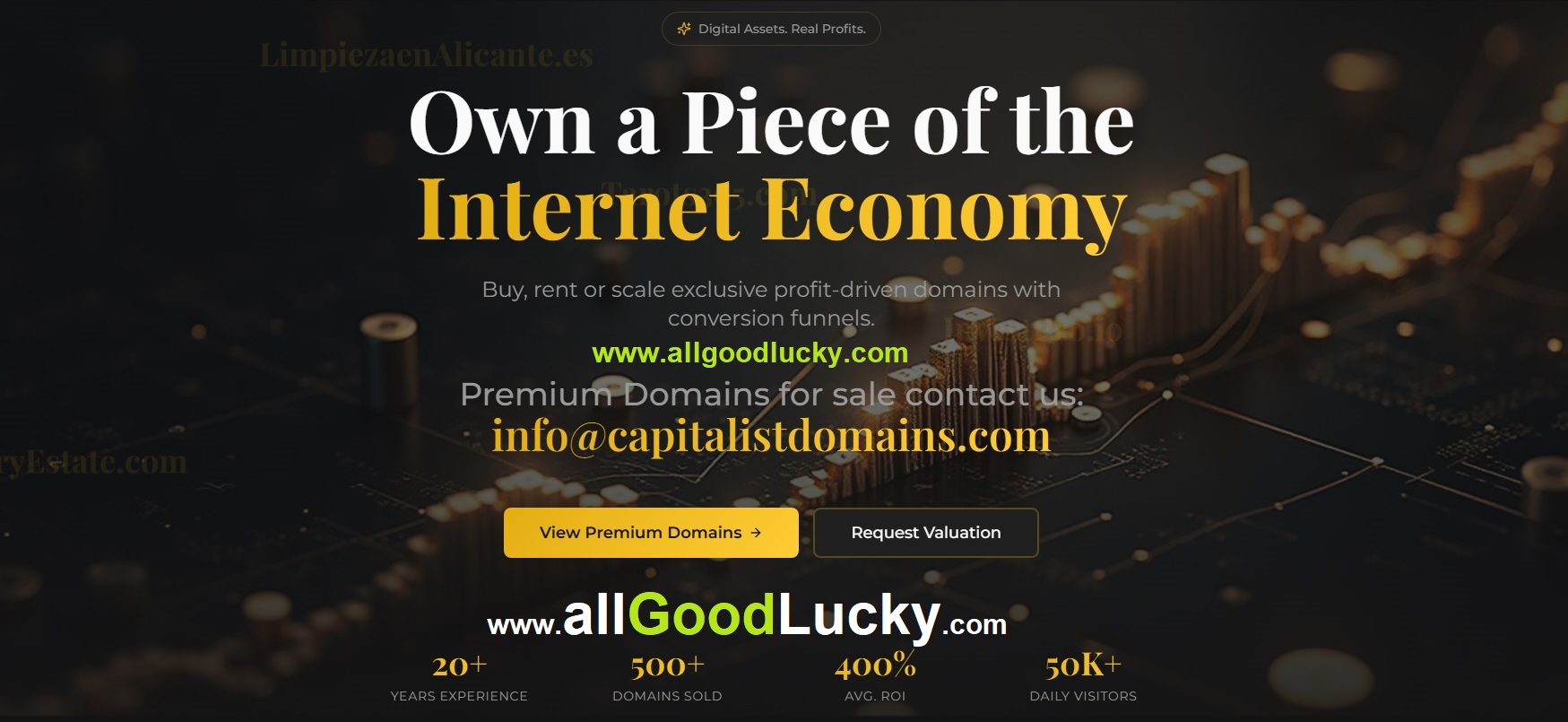 AllGoodLucky.com - positive, feel-good lifestyle and digital brand domain